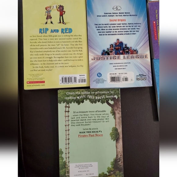 *: Mix lot 11 books boy characters stick dog captain underpants rip & red kids - Picture 5 of 9